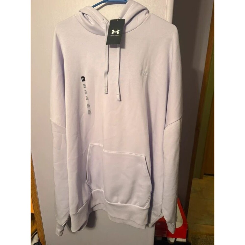 NWT Under Armour women’s plus size 3x purple oversized hoodie sweatshirt